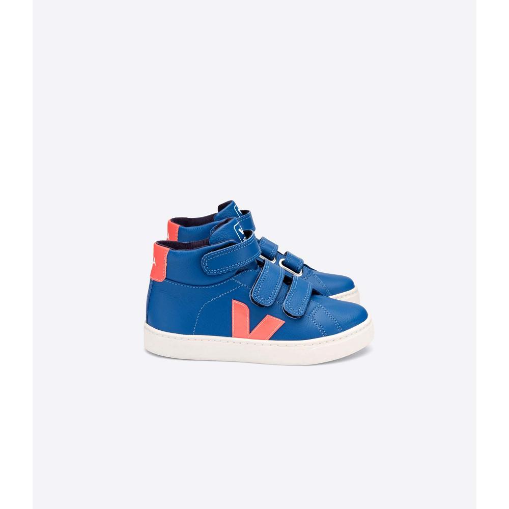 Veja ESPLAR MID CHROMEFREE Kids\' High Tops Blue | CA 680OKI